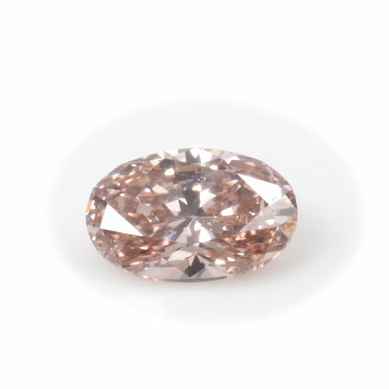 0.51ct Fancy Brown-Pink, Oval Diamond, SI2 - 6.23 x 4.23 x 2.78mm 
